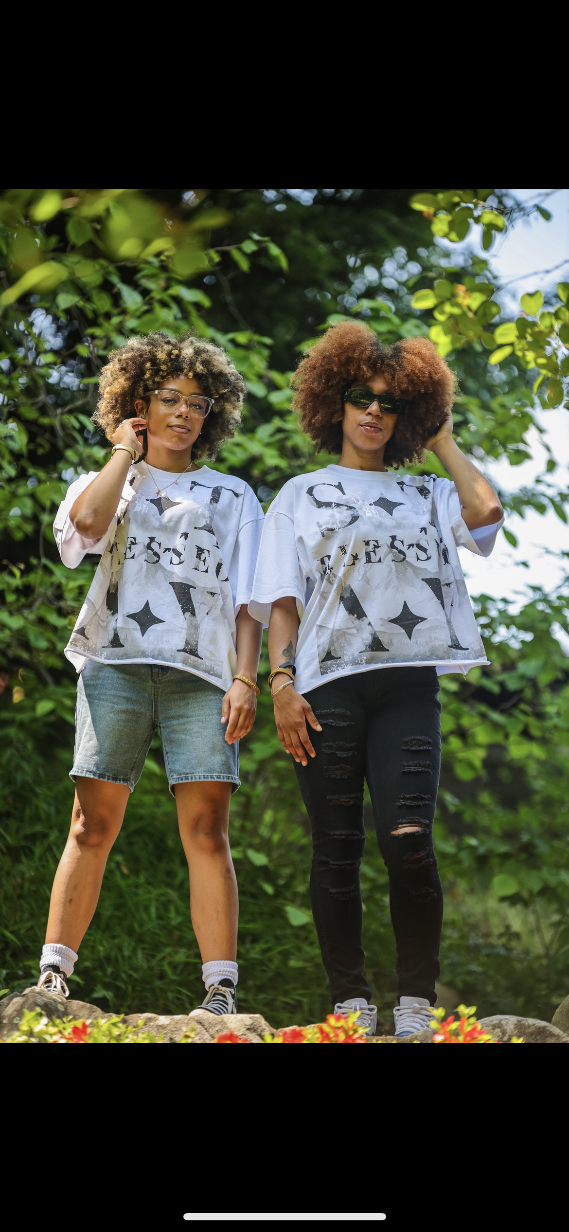 Stay Blessed “Smokey Mountain” Boxy Tee