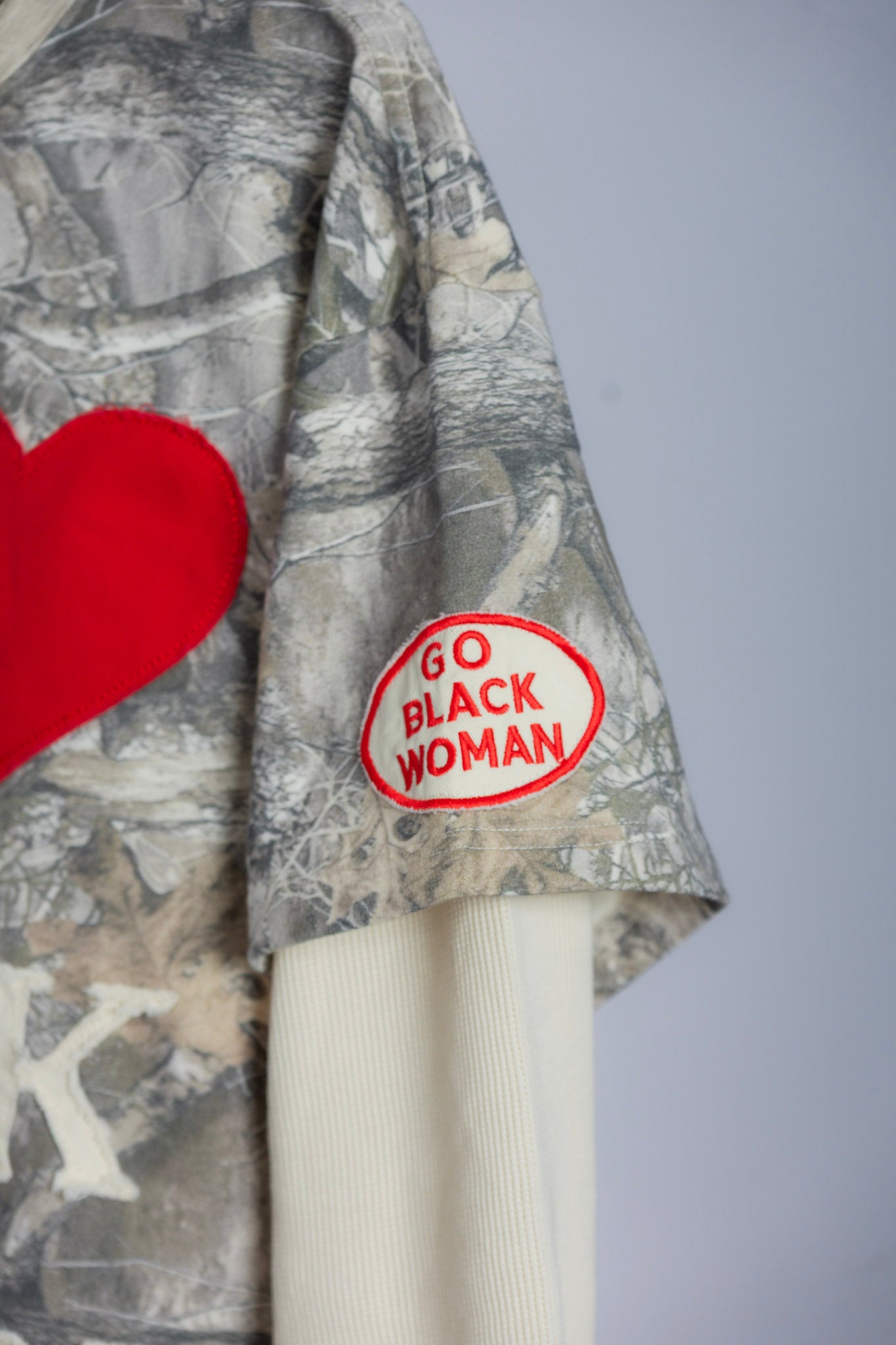 I ❤️ Black Women - Double Layer - Statement Tee