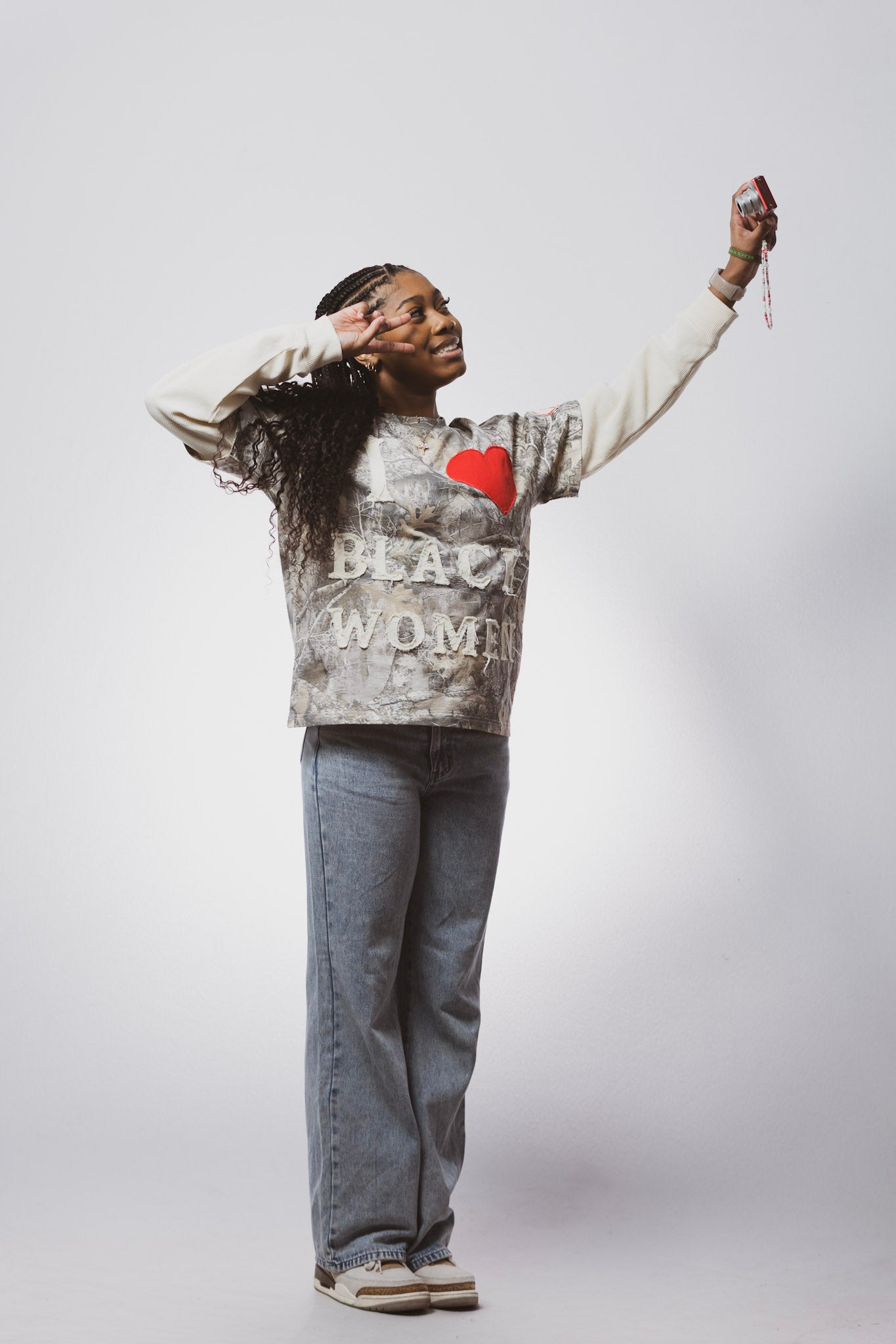 I ❤️ Black Women - Double Layer - Statement Tee