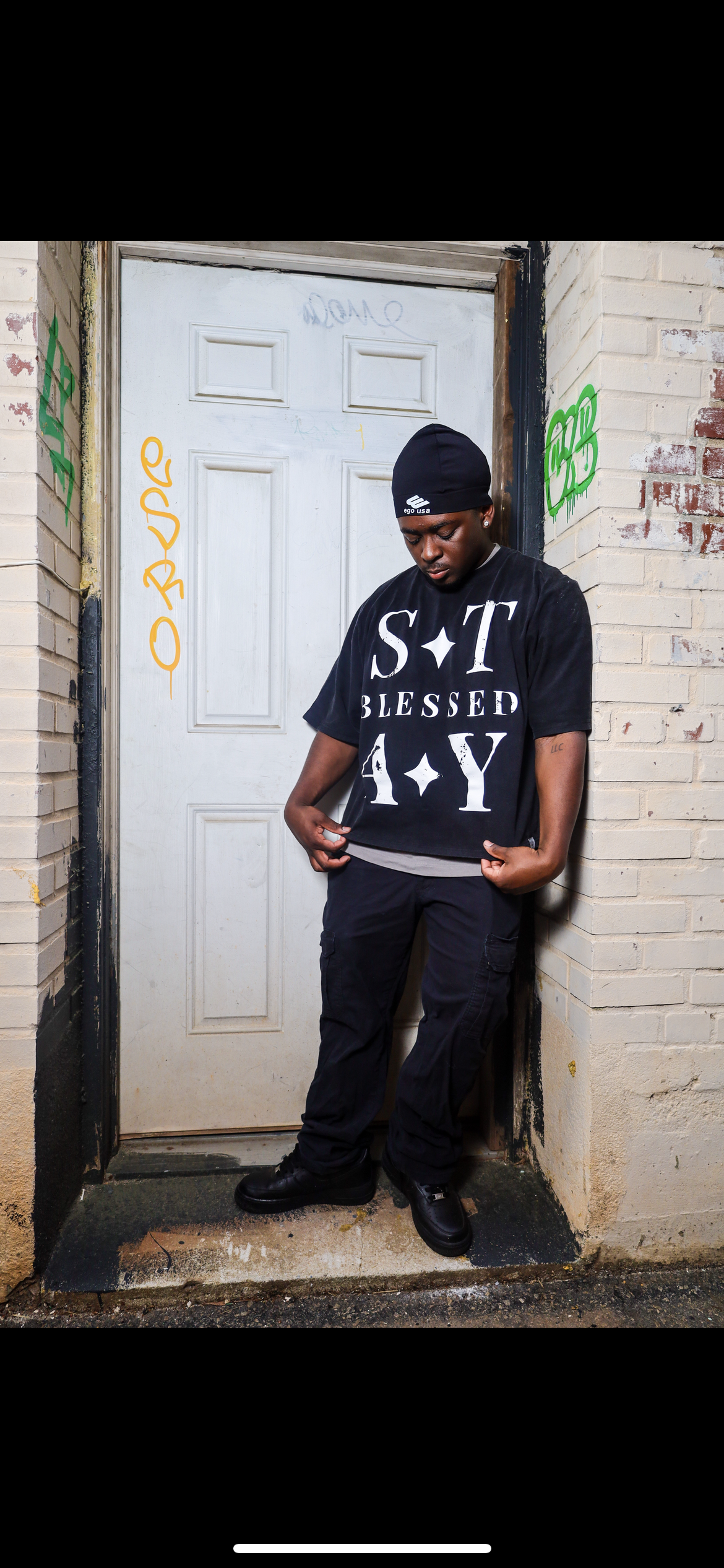 Stay Blessed Boxy Tee